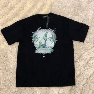 Amiri Palm Springs ‘The Webster’ Black T-Shirt Mens Size Large